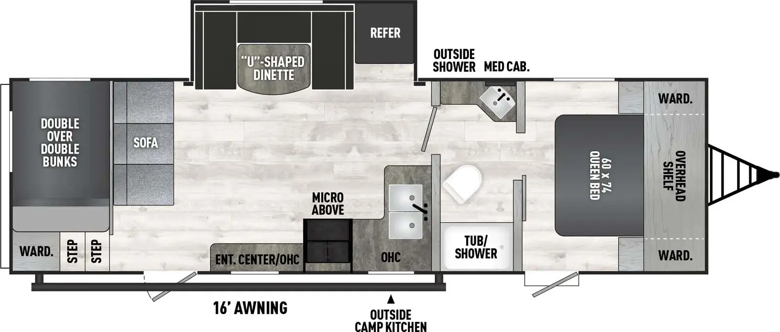 262BHS Floorplan Image